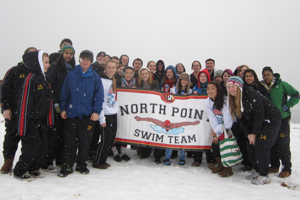 Swim Team Takes a Polar Plunge