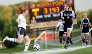 Eagles Girls Soccer Team vs. Huntingtown: Missed Opportunities 