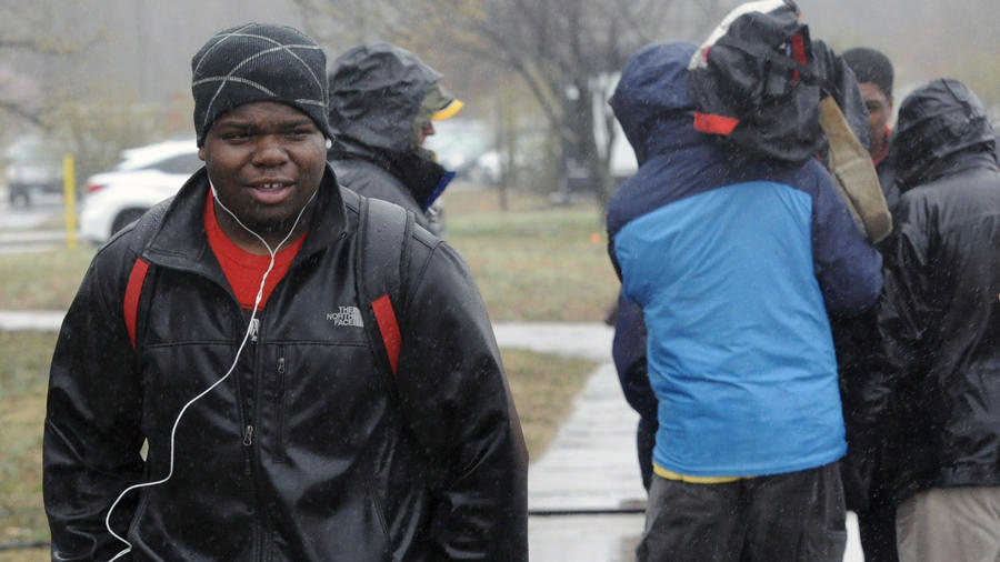 DeSean Mobley, a 17-year-old junior at Great Mills High School, heard gunfire in his school on Tuesday morning.