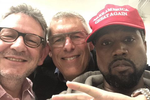 The picture Kanye West posted to Twitter.